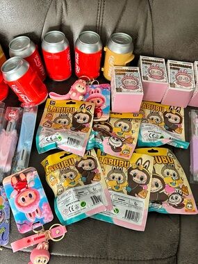 Surprise Blind Bags and Pink Keychain Party Favor Set